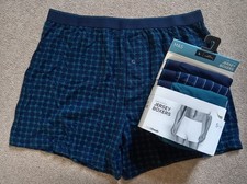 NEW! Marks And Spencer Men's Pure Cotton Jersey Boxers Size Large 4 Pairs. 