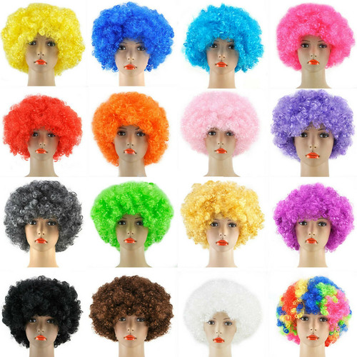 Curly afro fancy dress - afro,