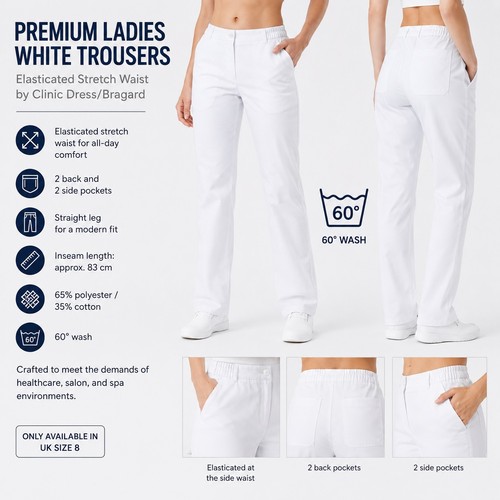 Womens white healthcare - white,