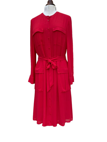 Red long sleeve shirt - , by