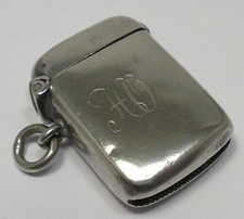 Antique Sterling Silver Vesta