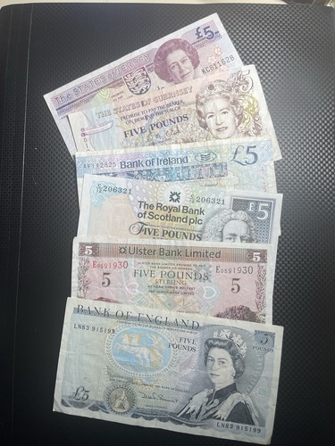 Old pfund notes - £5,