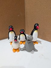 Vintage Pingu Figures x 5 | 1992 | Used Condition