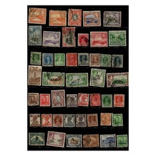 Job Lot Of 46 British Empire Commonwealth Stamps 1902 to 60's Bondle Mixed VFU