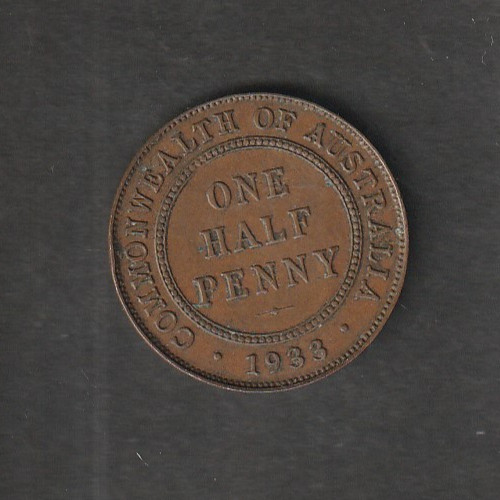 Australia half penny coin - australia,