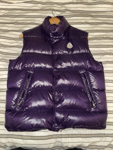 Moncler gilet size purple - moncler,