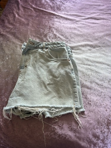 Top shop denim shorts size - denim,