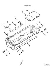 Cummins 6BT Flat Alloy Sump