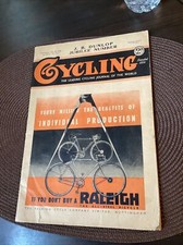 Vintage 1938 Cycling Magazine
