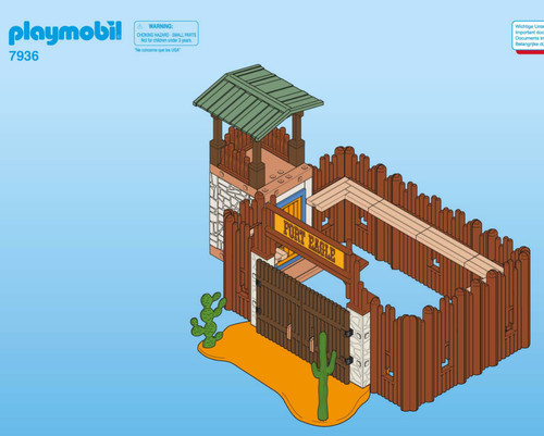 Playmobil 7936 fort eagle - fort,