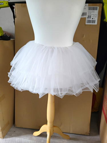 White layer short tulle - layer,