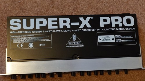 Behringer super pro cx3400 - super-x,