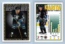 Paul Kariya - Mighty Ducks #7 Topps 1995-96 Ice Hockey Trading Card