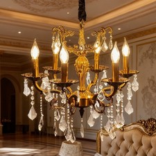 6 Light Vintage Chandelier