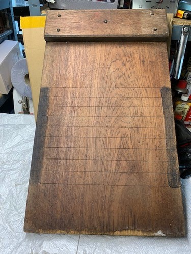 Vintage old wooden shove - old,