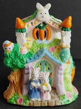 Vintage Easter Bunny Egg House