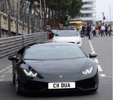 private number plates on