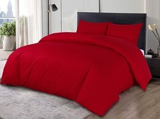 100% EGYPTIAN COTTON DUVET COVER BEDDING SET QUILT COVERS SINGLE DOUBLE KING