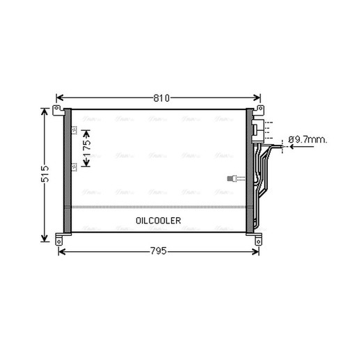 Air con condenser for audi - con,