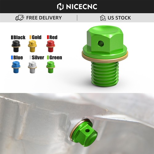 Magnetic oil drain plug bolt - magnetic,