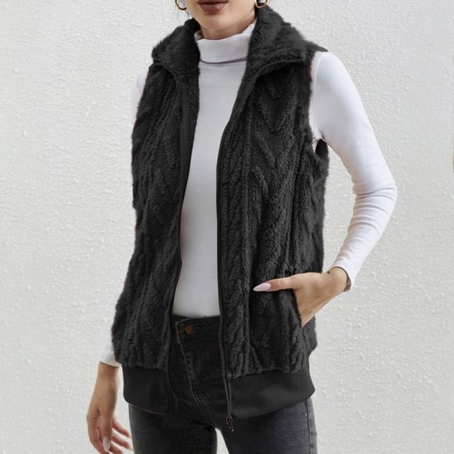 Ladies body warmer - warmer, check