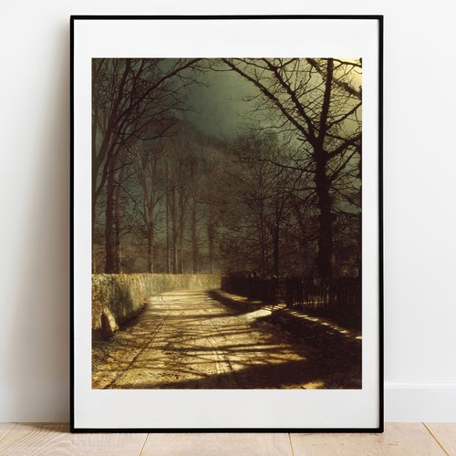 Art print grimshaw - grimshaw, moonlit