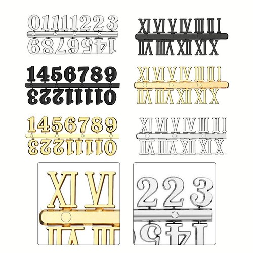Roman numerals and - roman, arabic