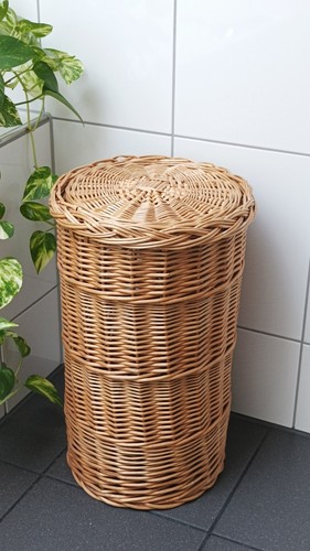 Large basket with lid laundry - with,