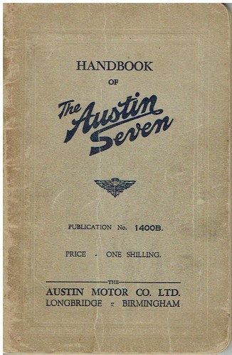 Austin seven saloon - seven, tourer