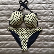 Boux Avenue Women's 32DD Boost Bikini Top Size 10 Briefs