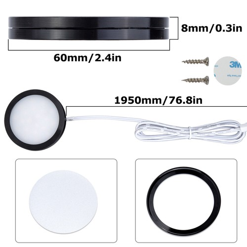 12v black interior led ceiling - black,