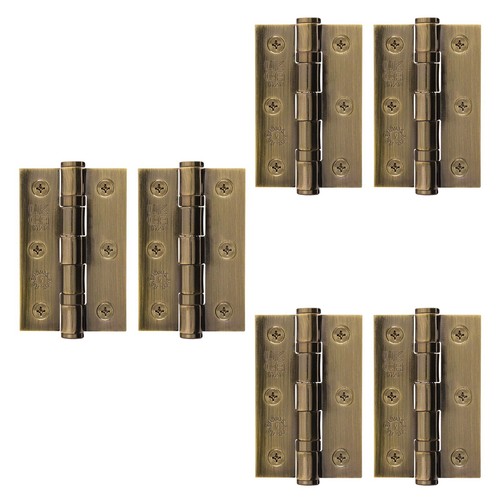 Antique brass door - hinges,, 3