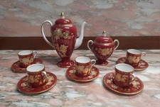 Wedgwood Ruby Tonquin Coffee Set Bone China
