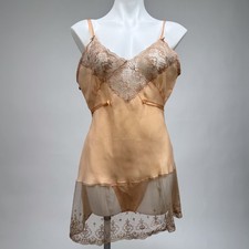 Antique 1920s Pink Silk Teddy