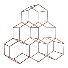 Copper Vertex 6 Bottle Wine