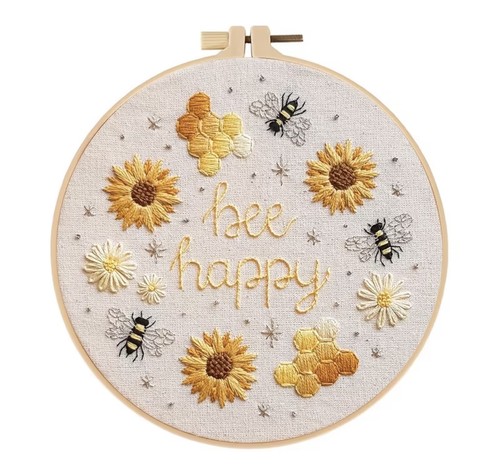 Embroidery kit bee - kit,