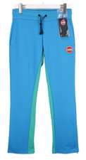 COLMAR 9062 Trousers Women's SMALL Adjustable Waist Regular Fit Blue Zipp Bottom