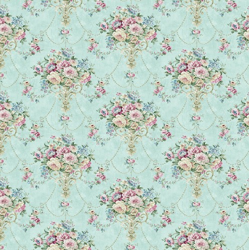 Dolls house wallpaper 12th - house, 1/12th