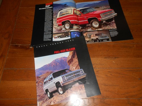 1985 chevy blazer k10 brochure - chevy,