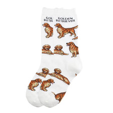 NEW Crew Fashion Golden Retriever socks