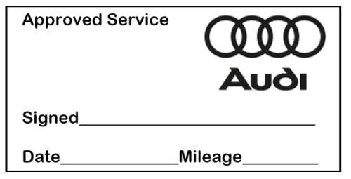 Audi approved garage - approved, service