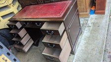 Reproduction pedestal desk 8