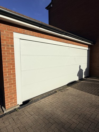 Electric double garage door - double,