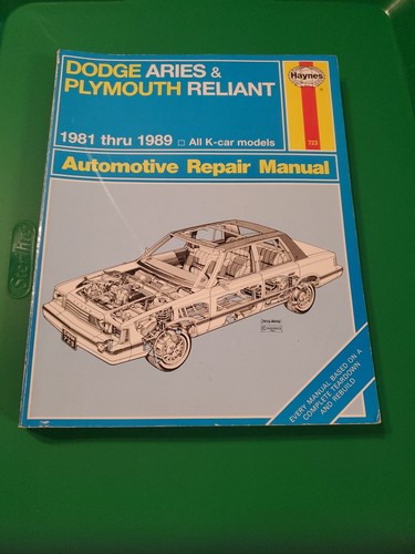 Dodge aries plymouth reliant - aries,