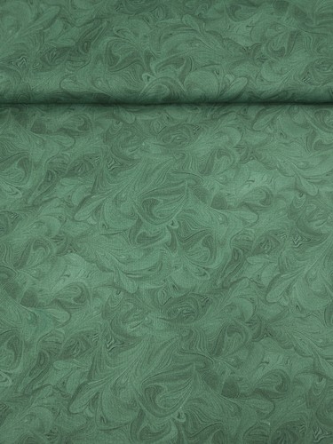 Forest green marble swirl - forest, 100%