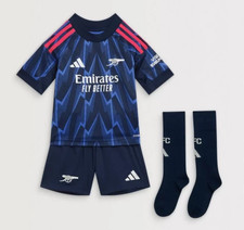 Arsenal Away Shirt and Shorts Set Kit - Any Name/Number, Kids Size