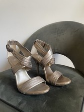 Faith Stiletto Sandals Gold 