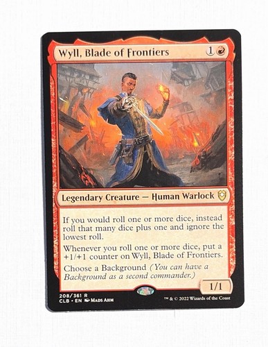 Wyll blade frontiers mtg - of,