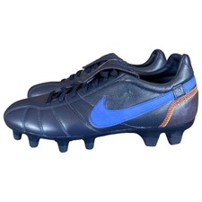 Nike Tiempo Brasileiro FG R10 Football Boots Blue Men's UK 6 EU 39 NEW BOXED