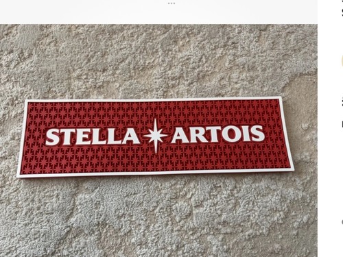 Stella artois rubber - stella, mat